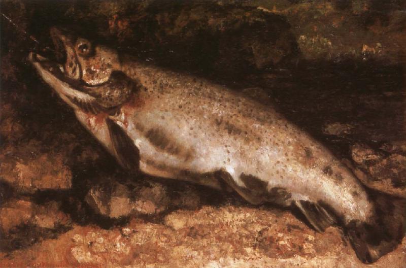 Gustave Courbet Trout France oil painting art